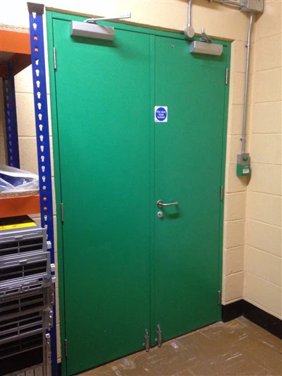 Brannsikker inngangsdør